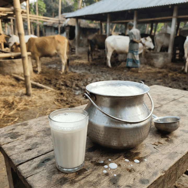 খাঁটি দুধ